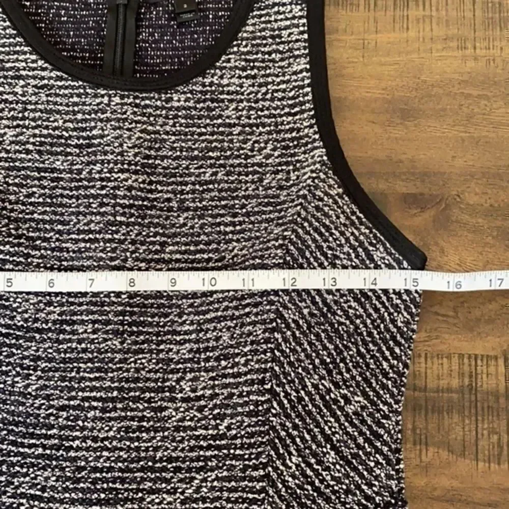 J. Crew twill sleeveless wool blend dress size 2